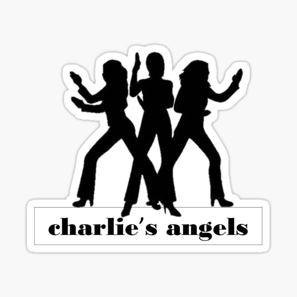 "Charlie's Angels Silhouette" Sticker for Sale by lynneamelia | Redbubble