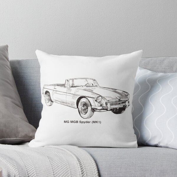 Item preview, mg mgb spyder car drawing designed and sold by Animalhead.