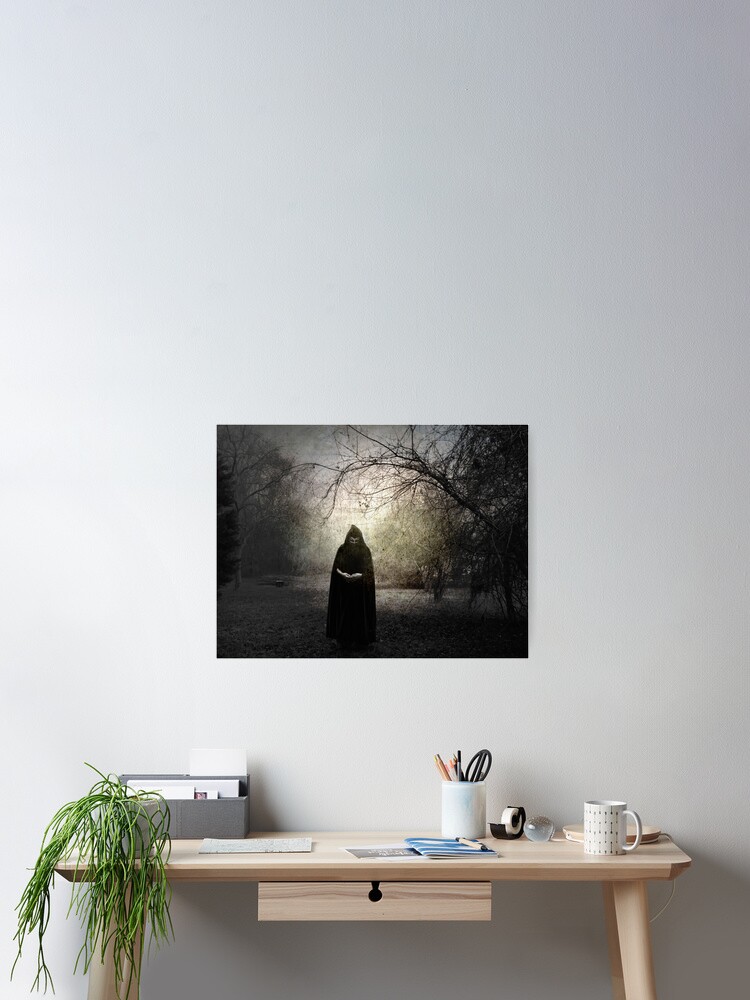 Thumbnail 2 of 3, Poster, Darkness designed and sold by KatarinaSilva.