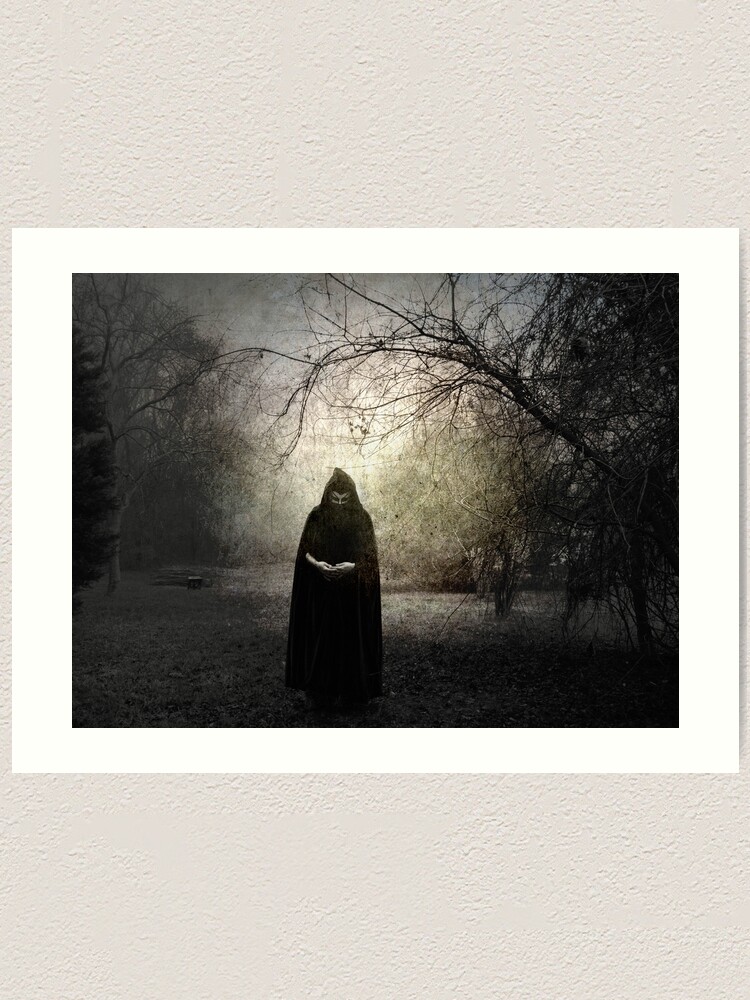 Thumbnail 1 of 3, Art Print, Darkness designed and sold by KatarinaSilva.