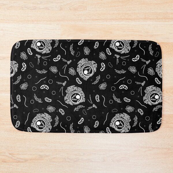 Item preview, Cell Organelles - White on Black designed and sold by Hodgepodge Bricolage.