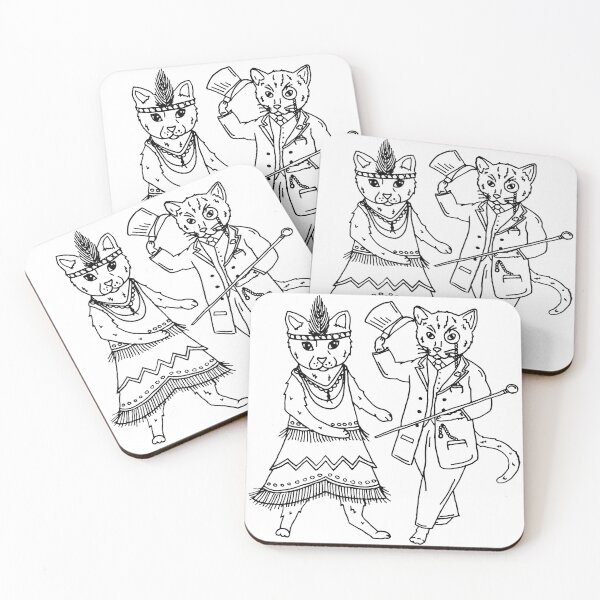 Item preview, Dancing Dapper Cats designed and sold by CreateWandrlust.