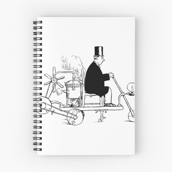 Item preview,  steam engine drawing with gentleman designed and sold by Animalhead.