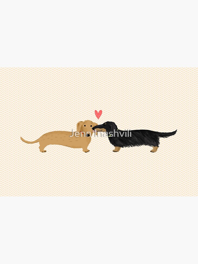 Discover Dachshunds Love Makeup Bags