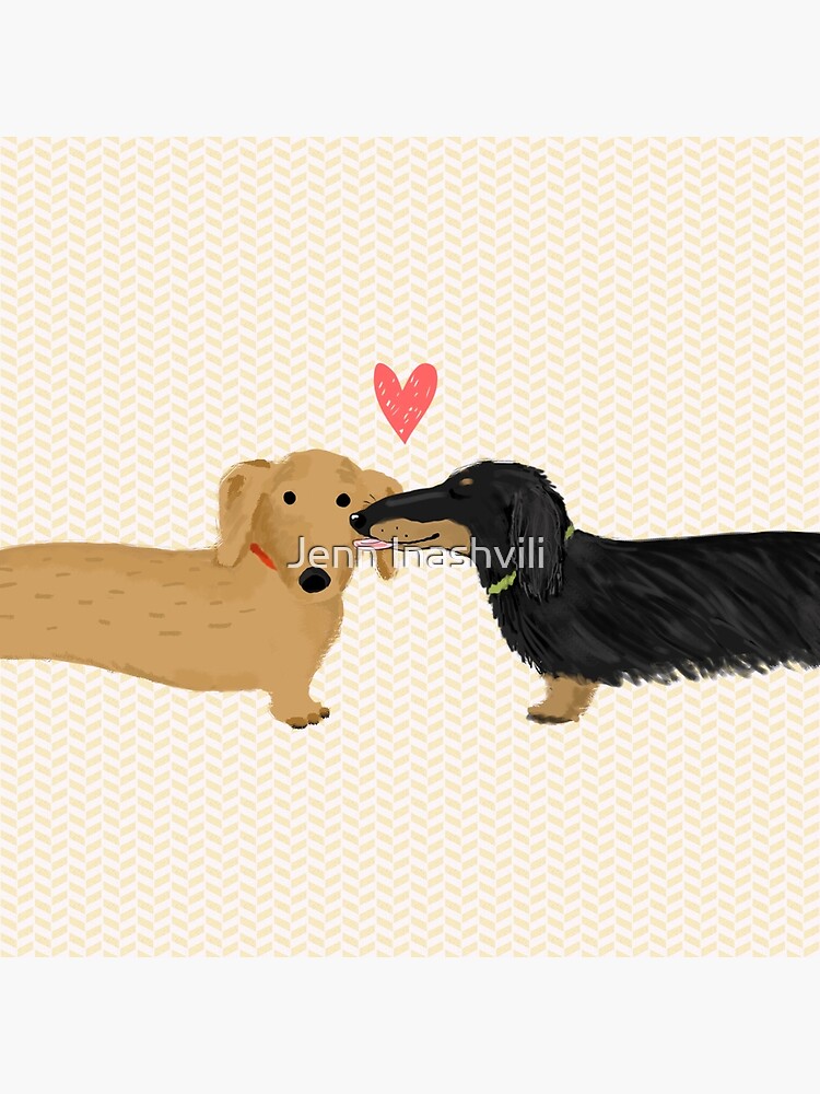 Dachshunds Love by ShortCoffee