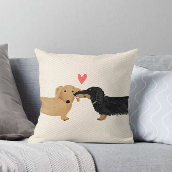 Item preview, Dachshunds Love Dogs with Heart Cute Wiener Dogs designed and sold by Jenn Inashvili.