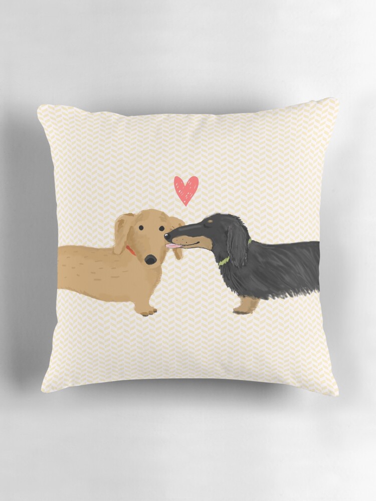 Dachshund Heart Pillow Dachshund Heart Pillow