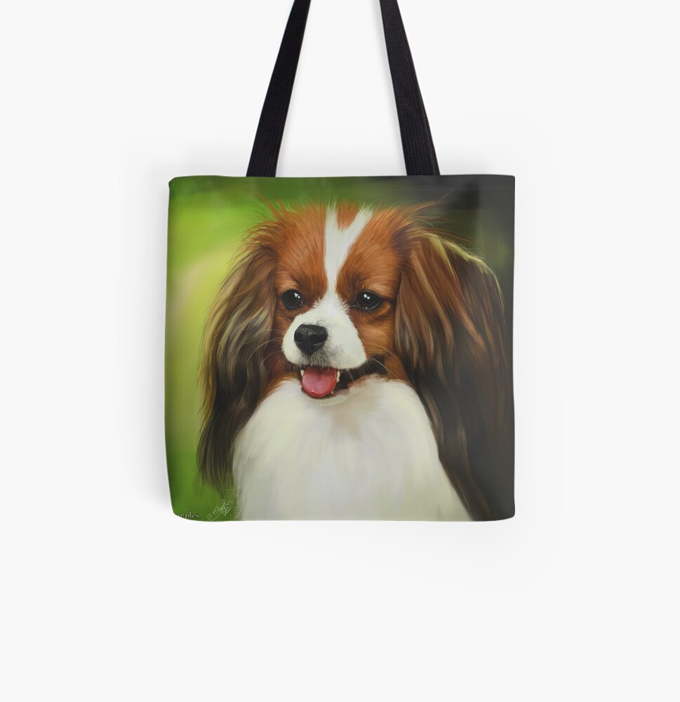 Phalene Dog Papillon | Tote Bag