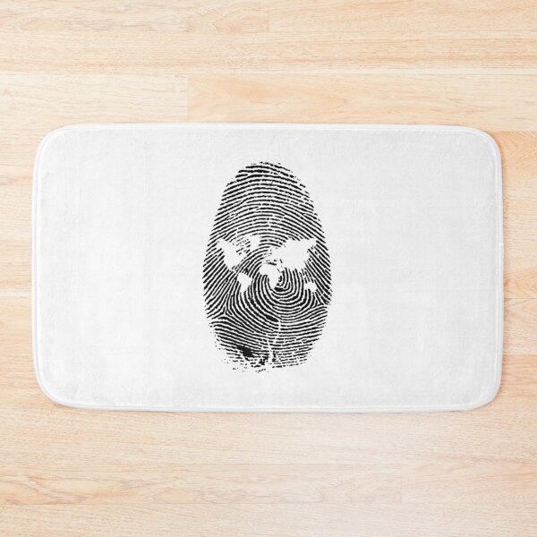 Item preview, map of the world fingerprint designed and sold by Animalhead.