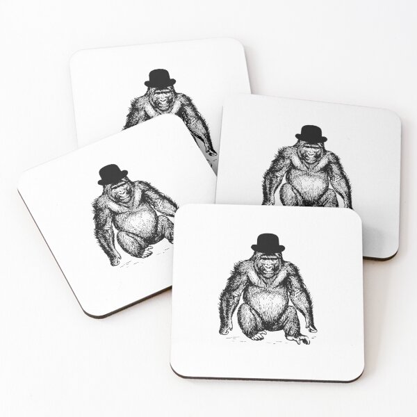Item preview, gorilla in hat  designed and sold by Animalhead.