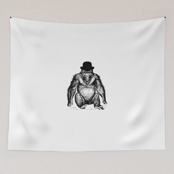 Item preview, gorilla in hat  designed and sold by Animalhead.