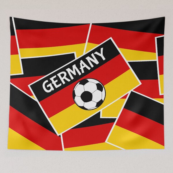Item preview, German Flag with Football designed and sold by piedaydesigns.