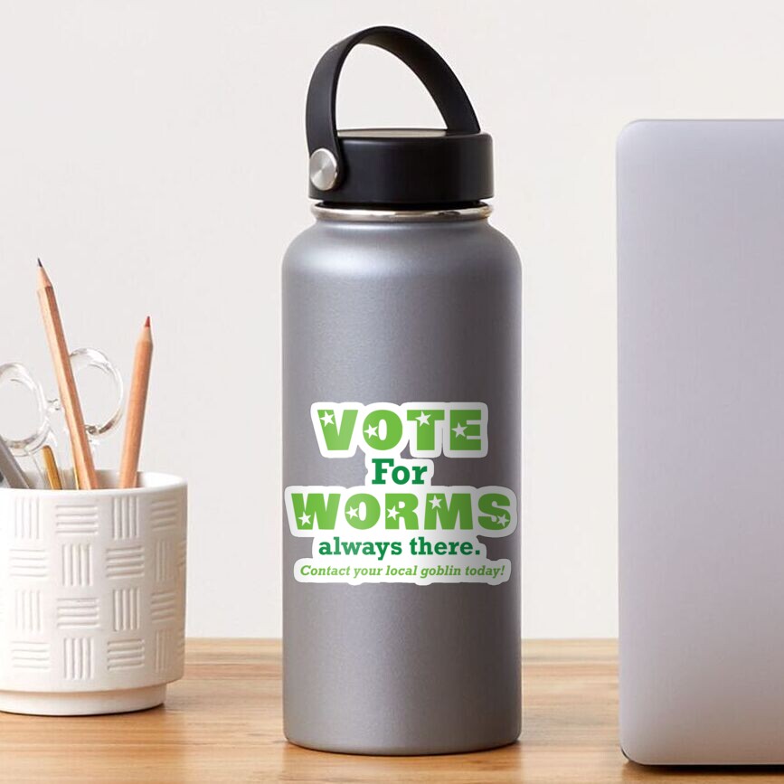 Vote for WORMS Sticker