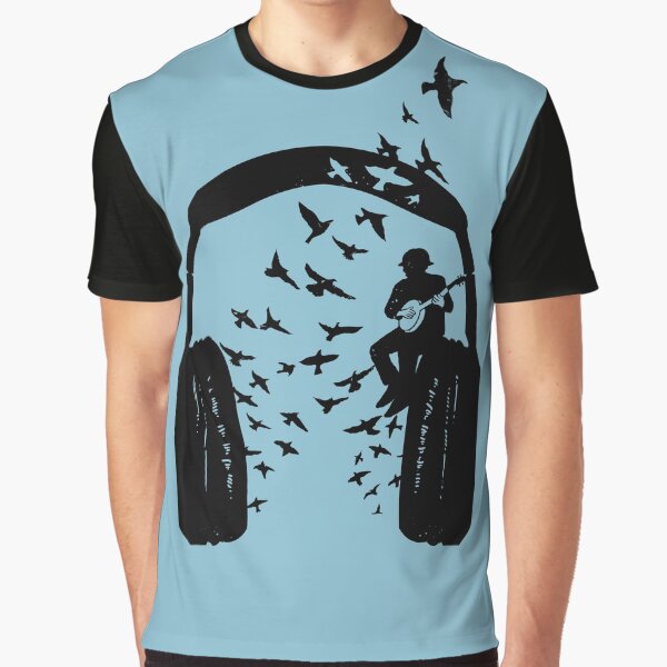 Headphone - Banjo Graphic T-Shirt