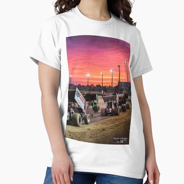 Sunset at the Speedway track. Classic T-Shirt