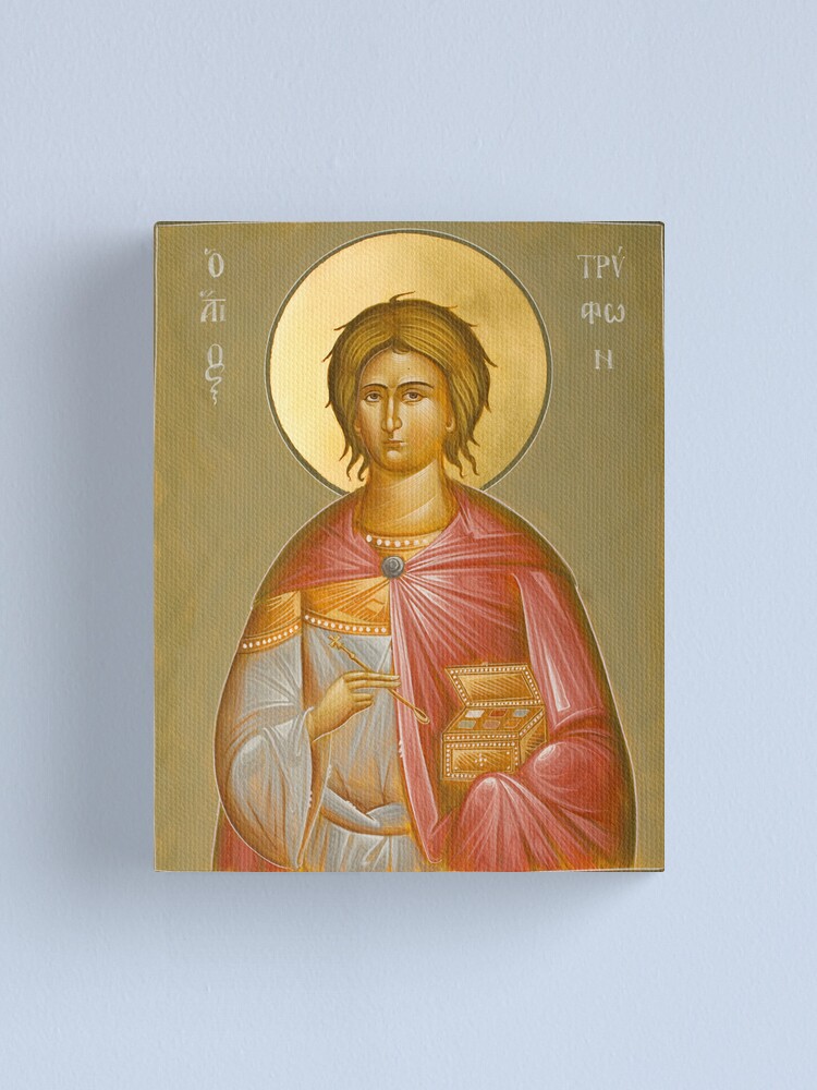 Alternate view of St Tryphon Canvas Print