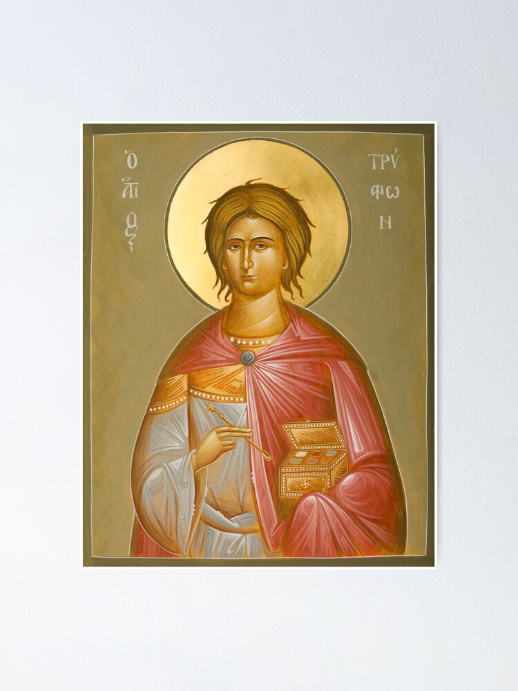 Alternate view of St Tryphon Poster