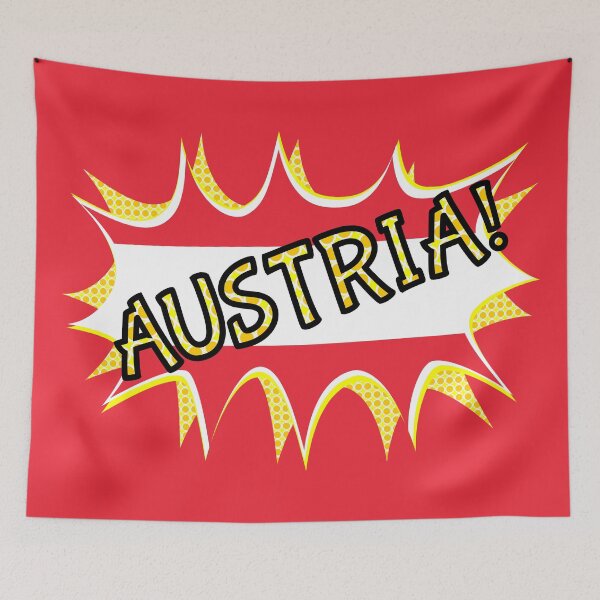 Item preview, Austria Flag designed and sold by piedaydesigns.