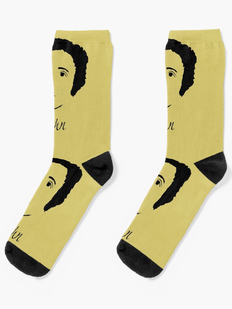 Thumbnail 1 of 5, Socks, John Keats designed and sold by MephobiaDesigns.