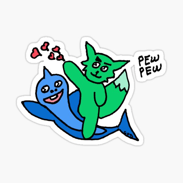 Item preview, Pew Pew Kitty Color designed and sold by GiiPiiD.