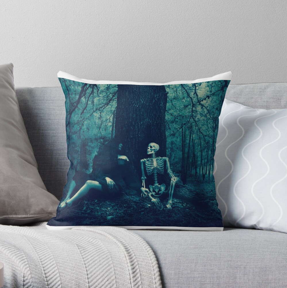 Dialect with Death Throw Pillow
