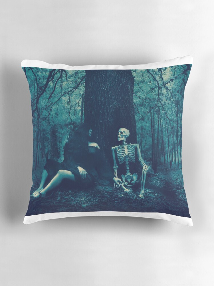 Thumbnail 3 of 4, Pillow, Dialect with Death designed and sold by KatarinaSilva.