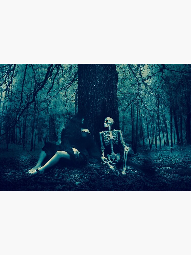 Thumbnail 3 of 3, Canvas Print, Dialect with Death designed and sold by KatarinaSilva.