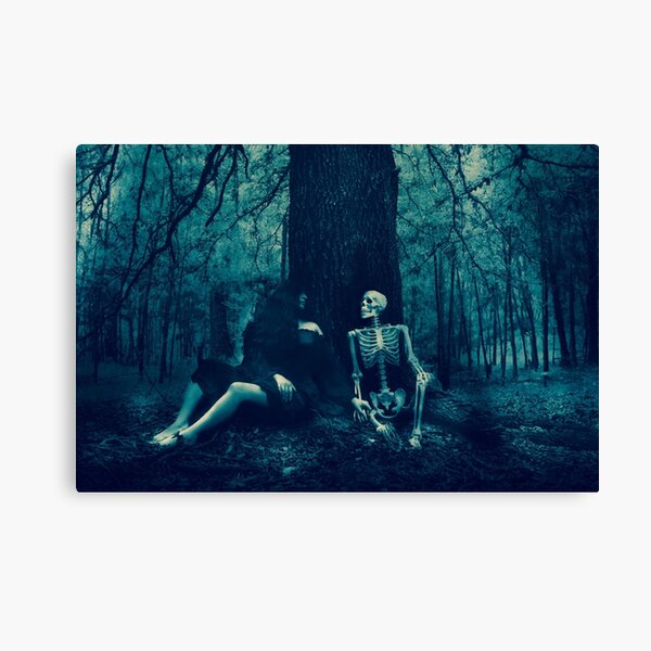 Dialect with Death Canvas Print