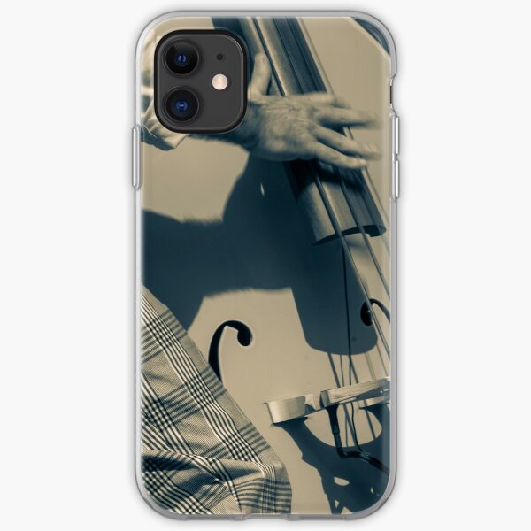 playing double bass iPhone Soft Case