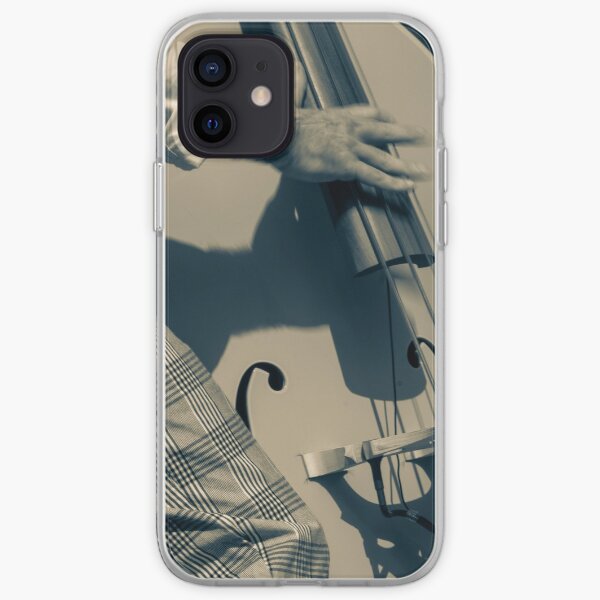 playing double bass iPhone Soft Case