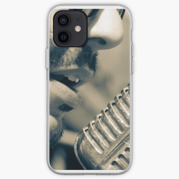 microphone singer iPhone Soft Case