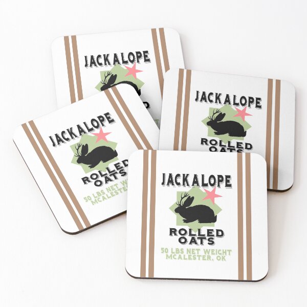 Item preview, Jackalope Oats Vintage-Style Feedsack designed and sold by LochNestFarm.