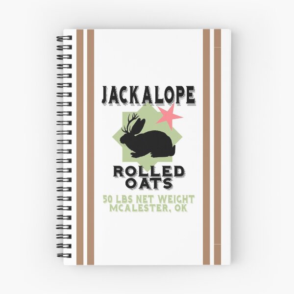 Item preview, Jackalope Oats Vintage-Style Feedsack designed and sold by LochNestFarm.