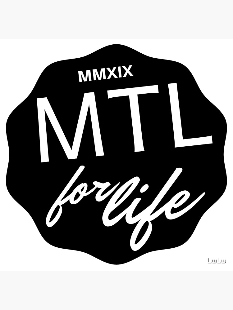 Disover MTL for life Premium Matte Vertical Poster