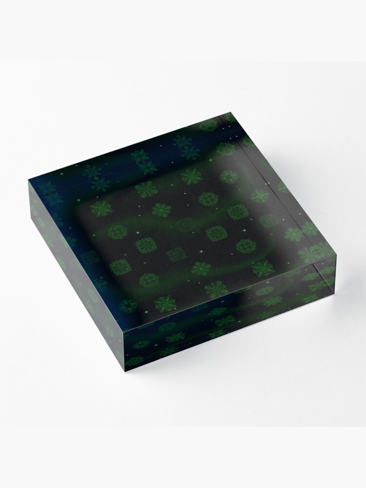 Alternate view of Dark Jungle Gems Acrylic Block