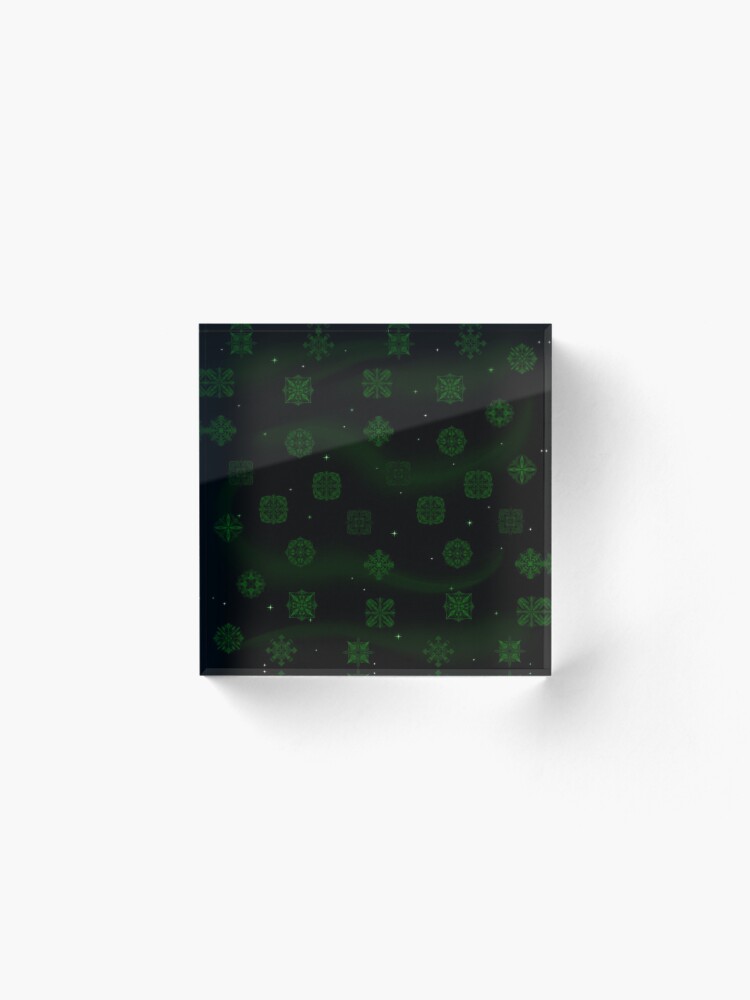 Alternate view of Dark Jungle Gems Acrylic Block