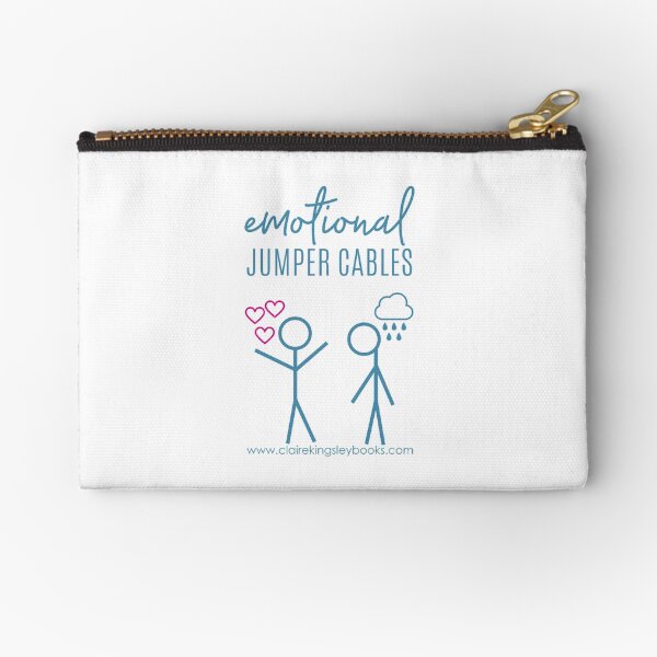 Emotional Jumper Cables Zipper Pouch