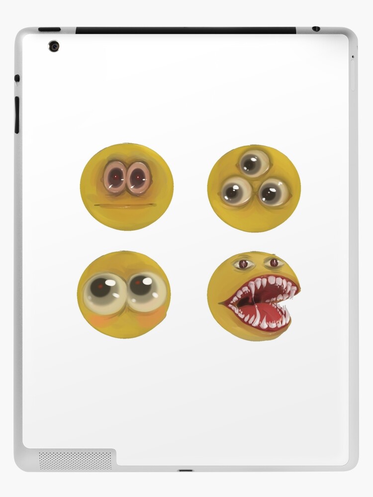 Sad cursed emoji | iPad Case & Skin