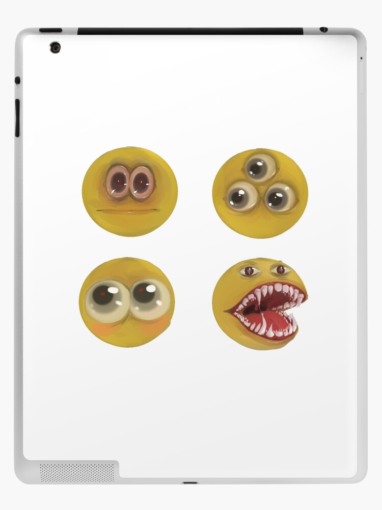 Cursed emoji | iPad Case & Skin