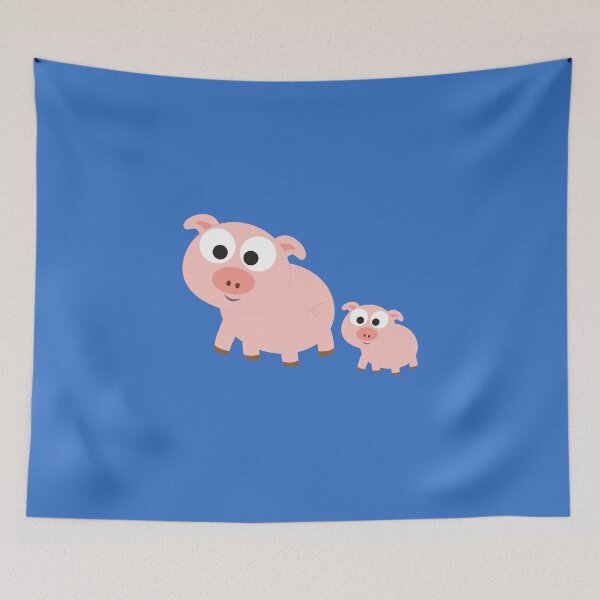 Item preview, Cute pig and piglet designed and sold by Hedgie Designs.