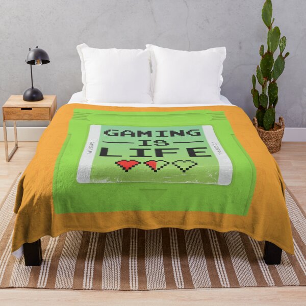 Item preview, Gaming is Life - Green - Orange designed and sold by animinimal.