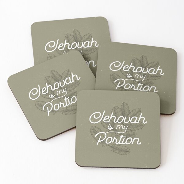 Item preview, JEHOVAH IS MY PORTION designed and sold by Paper Bee Gift Shop.