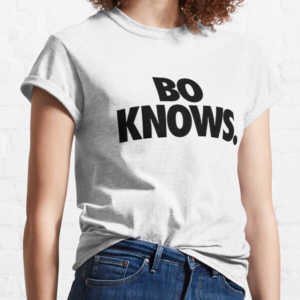 : Bo Knows, Bold Block Black/Grey T-Shirt - Small - Black :  Sports & Outdoors