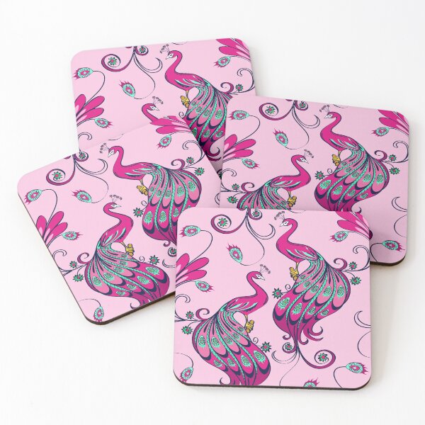 Item preview, Peacock dancers in pink. designed and sold by DavJen.
