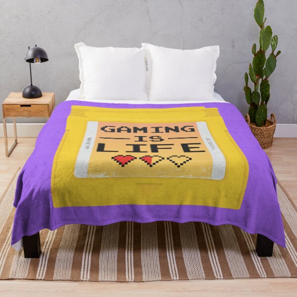 Item preview, Gaming is Life - Yellow - Purple designed and sold by animinimal.