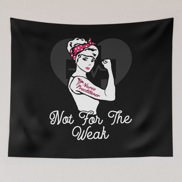 Item preview, Nurse Practitioner Not For The Weak Strong NP Nurses Gift designed and sold by Dressed For  Duty.