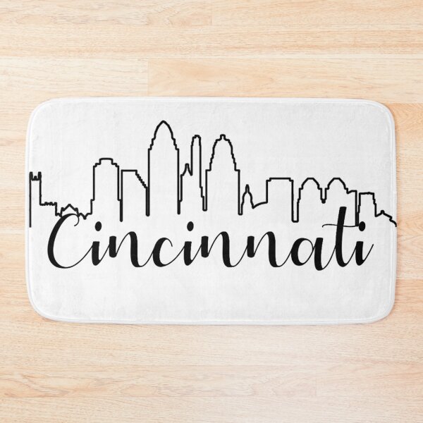 Item preview, Cincinnati Skyline Sticker designed and sold by Nicole Rogge.