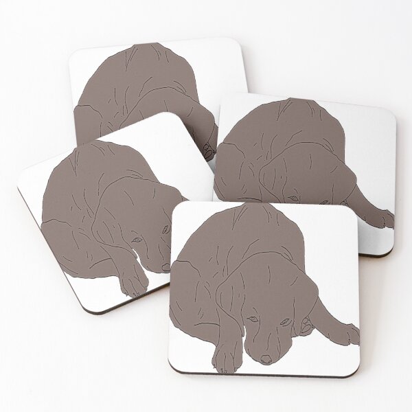 Item preview, Chocolate Labrador Puppy apologising designed and sold by ABY-Creative.