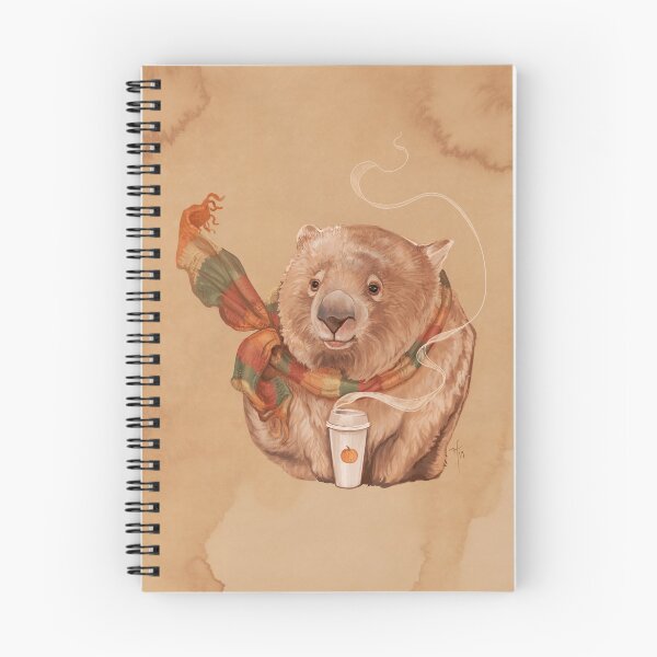 Item preview, Pumpkin Spice Wombat designed and sold by Rebecca Flaum.