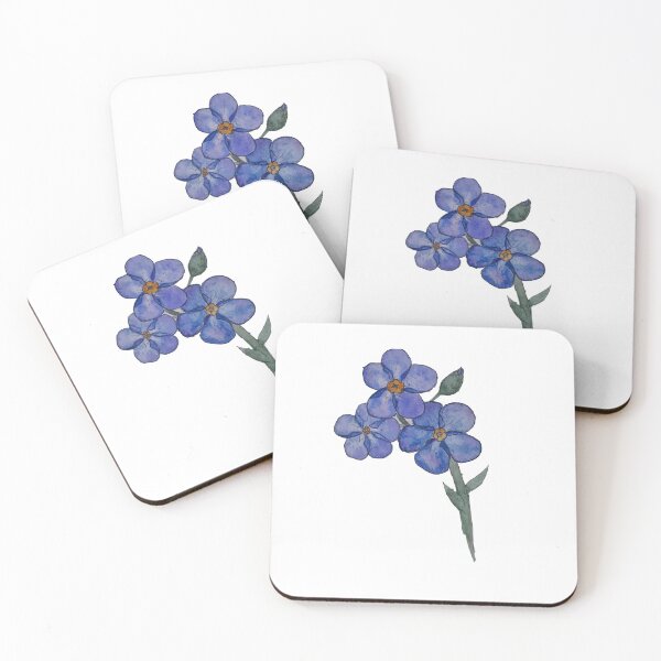 Item preview, Blue Forget-Me-Nots Myosotis designed and sold by LoraLoo.